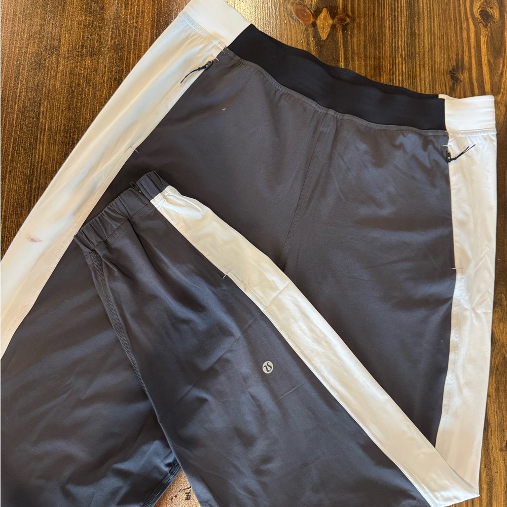 Black and White Athletic LuluLemon pants